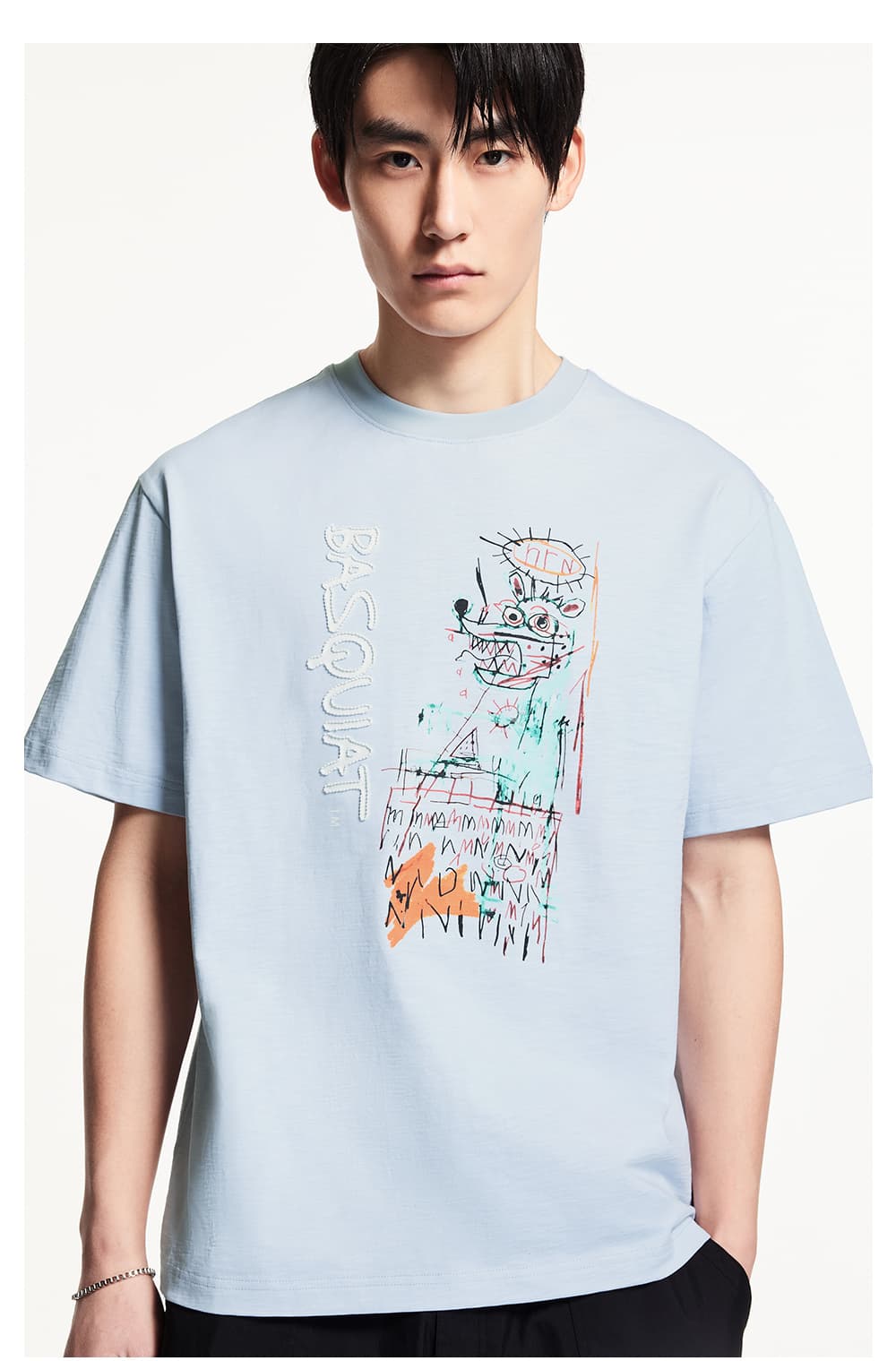 オーバーサイズTシャツ アートギャラリー 落書き風プリント