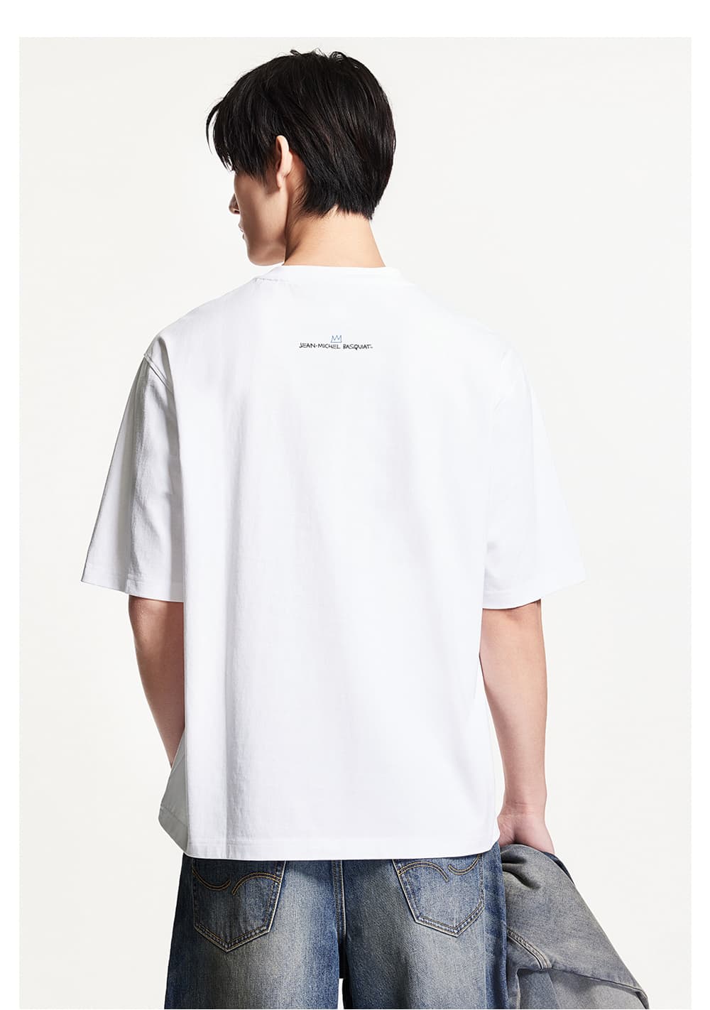 オーバーサイズTシャツ 王冠アート ビッグシルエット半袖