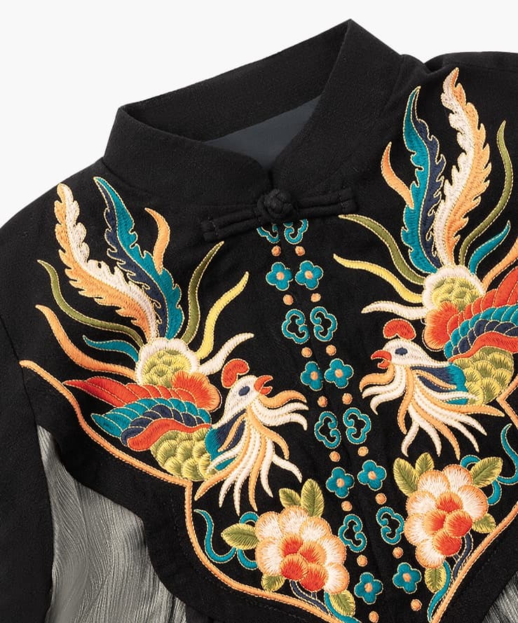 龍刺繍フォークロアオーバーサイズワンピース