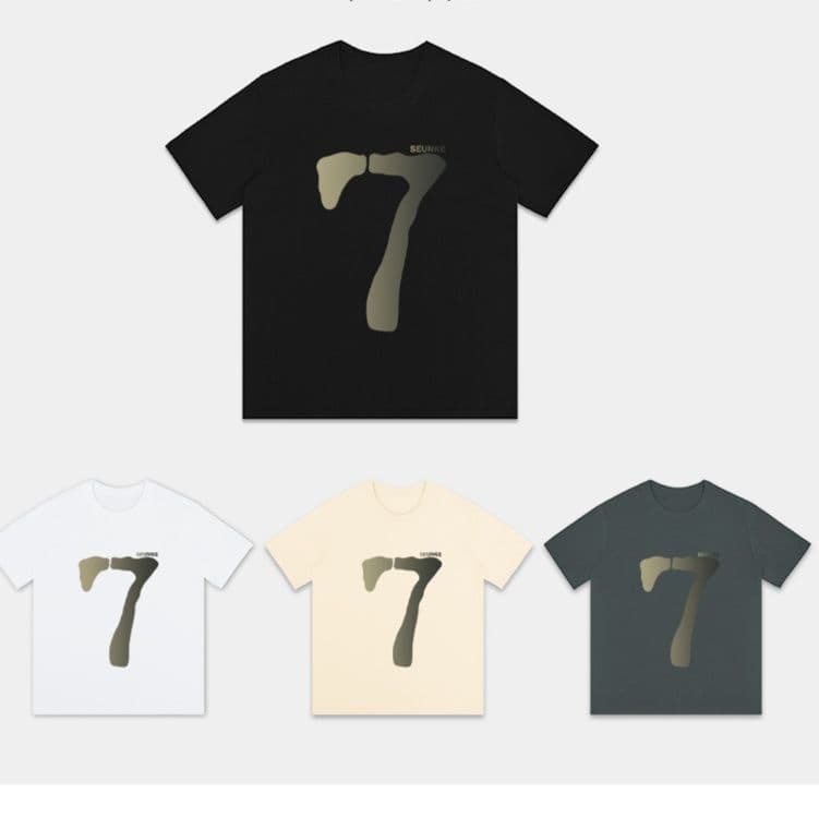 オーバーサイズTシャツ ナンバーセブン ゆったりデザインＴシャツ
