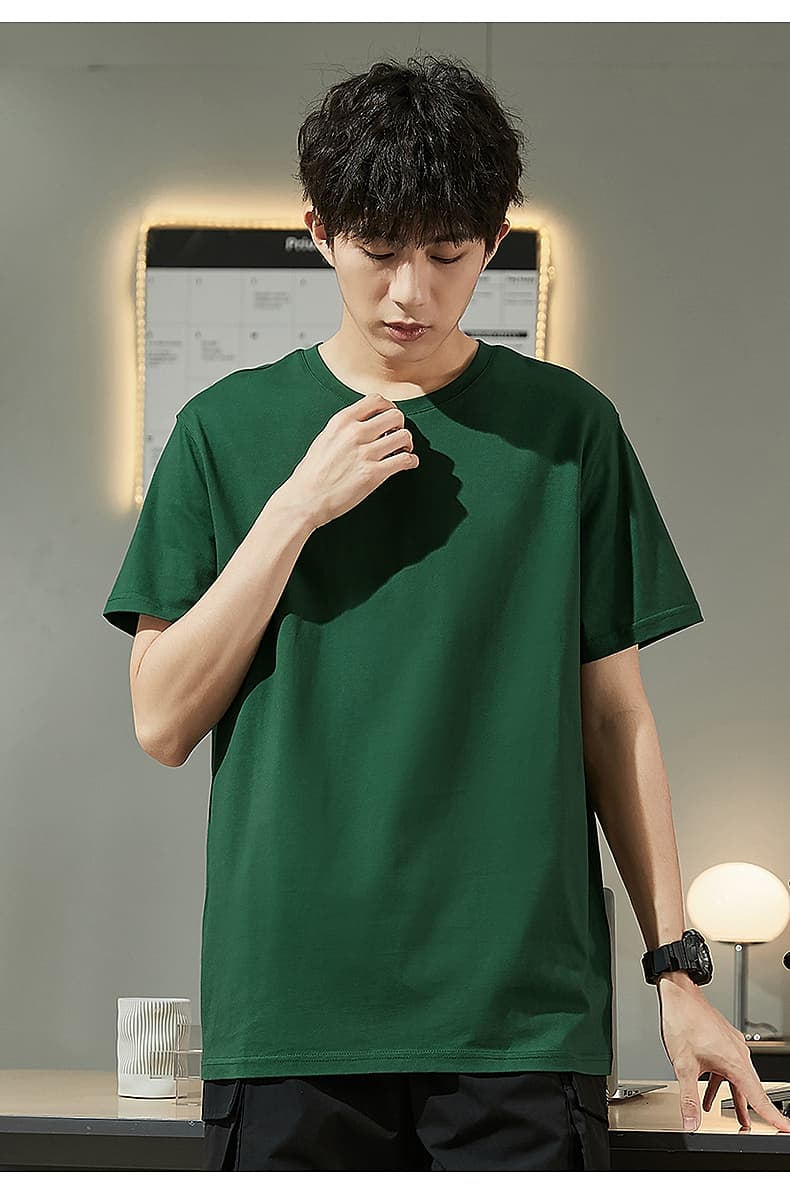 オーバーサイズTシャツ シンプル無地ゆったりシルエット半袖