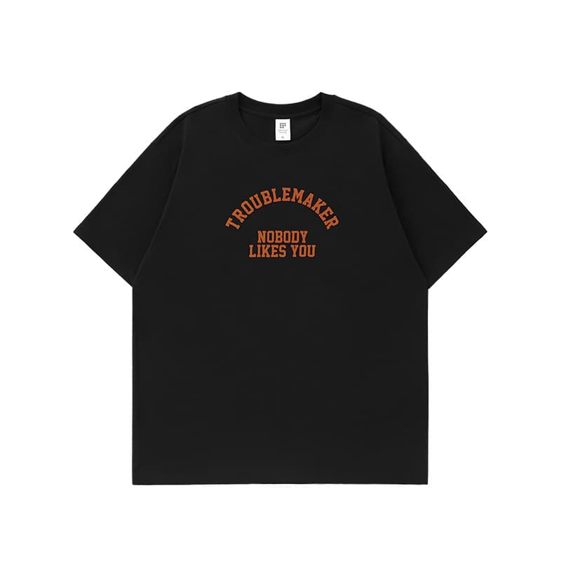 オーバーサイズTシャツ メンズ ストリート プリント半袖 オーバーサイズ 全2色