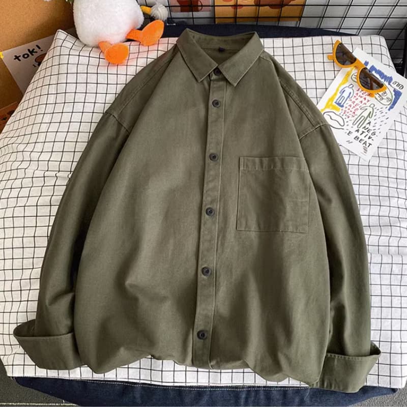 オーバーサイズTシャツ ゆったりシルエット長袖シャツ
