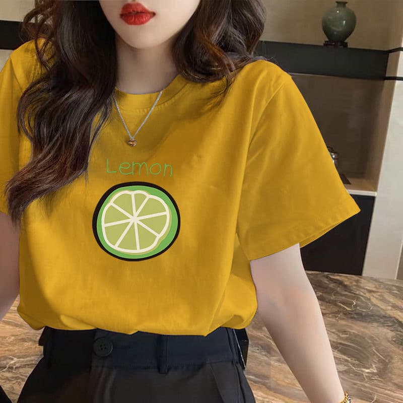 オーバーサイズTシャツ メッセージプリント ゆったりＴシャツ