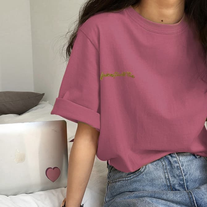 オーバーサイズTシャツ 2025新作 半袖 プリントロゴ ゆったりオーバーサイズ丁シャツ