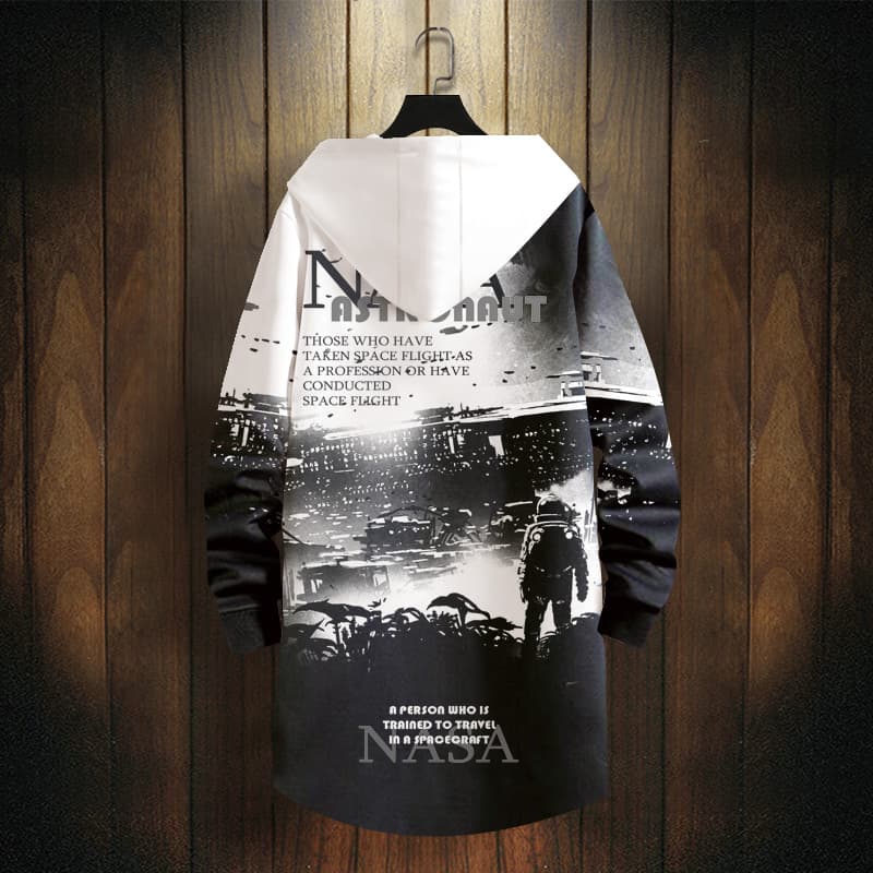 オーバーサイズTシャツ 宇宙飛行士フーディパーカー