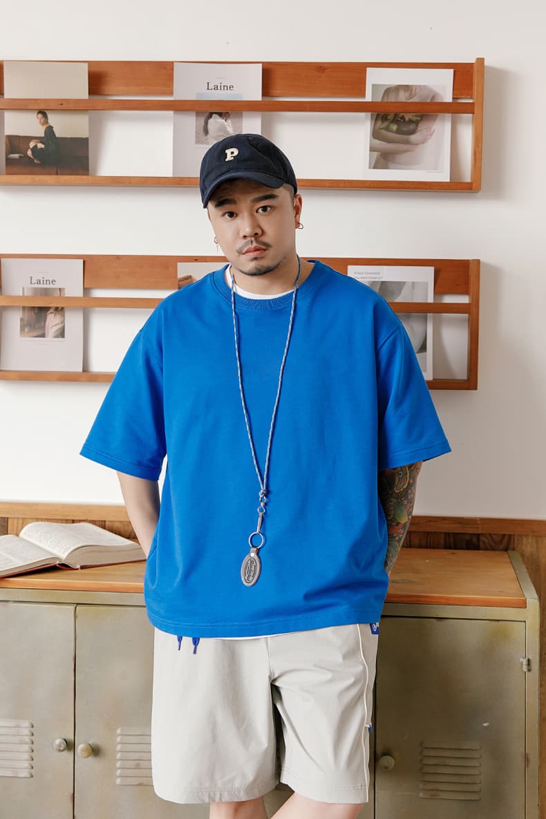 オーバーサイズTシャツ ゆったりシルエット 半袖カジュアルティー