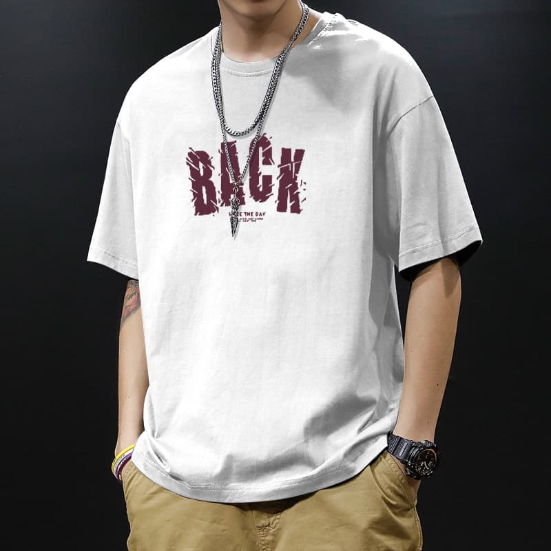 オーバーサイズTシャツ ストリート風グラフィックビッグシルエット