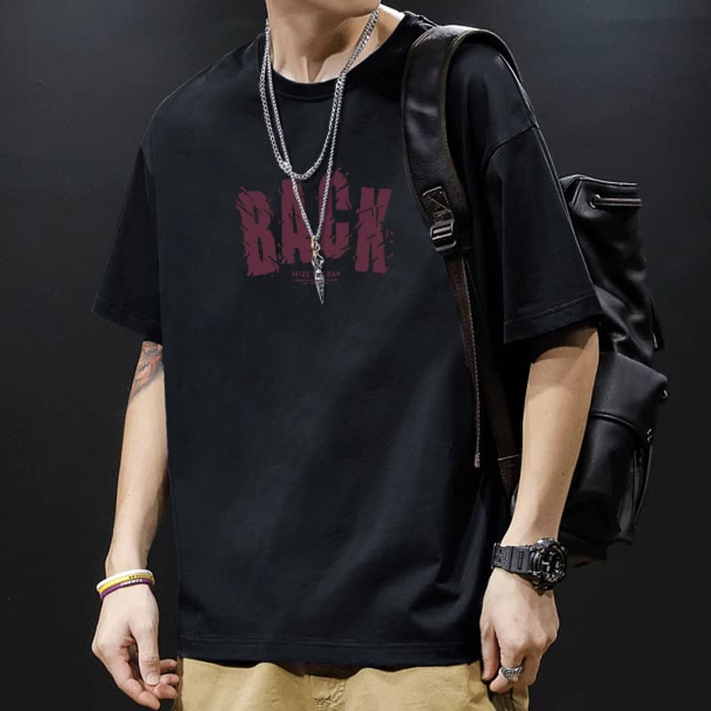 オーバーサイズTシャツ ストリート風グラフィックビッグシルエット