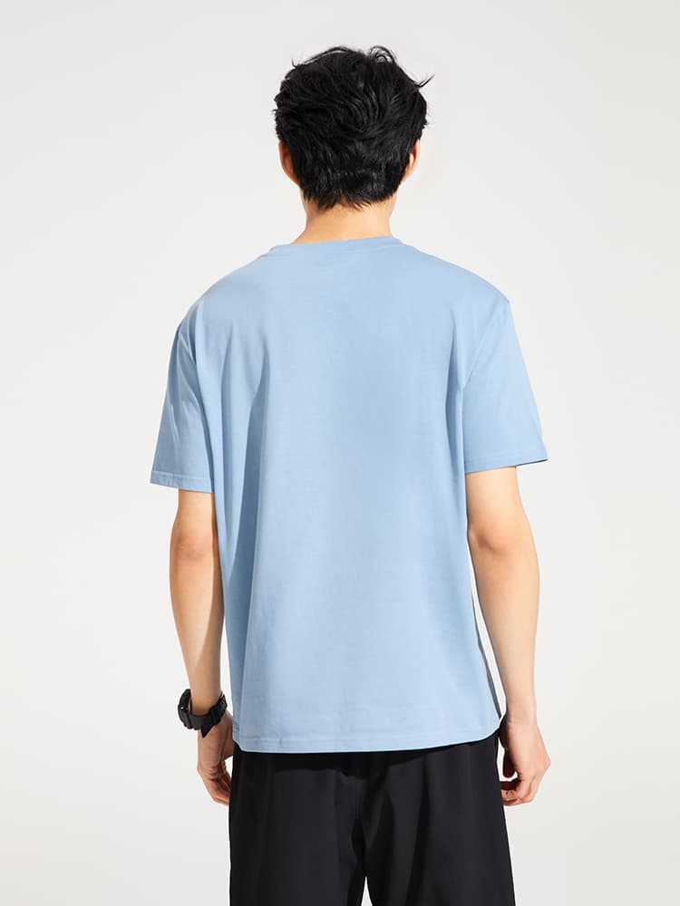 オーバーサイズTシャツ ワンポイント恐竜刺繍ゆったり半袖