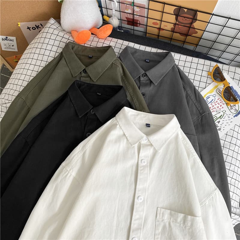 オーバーサイズTシャツ ゆったりシルエット長袖シャツ