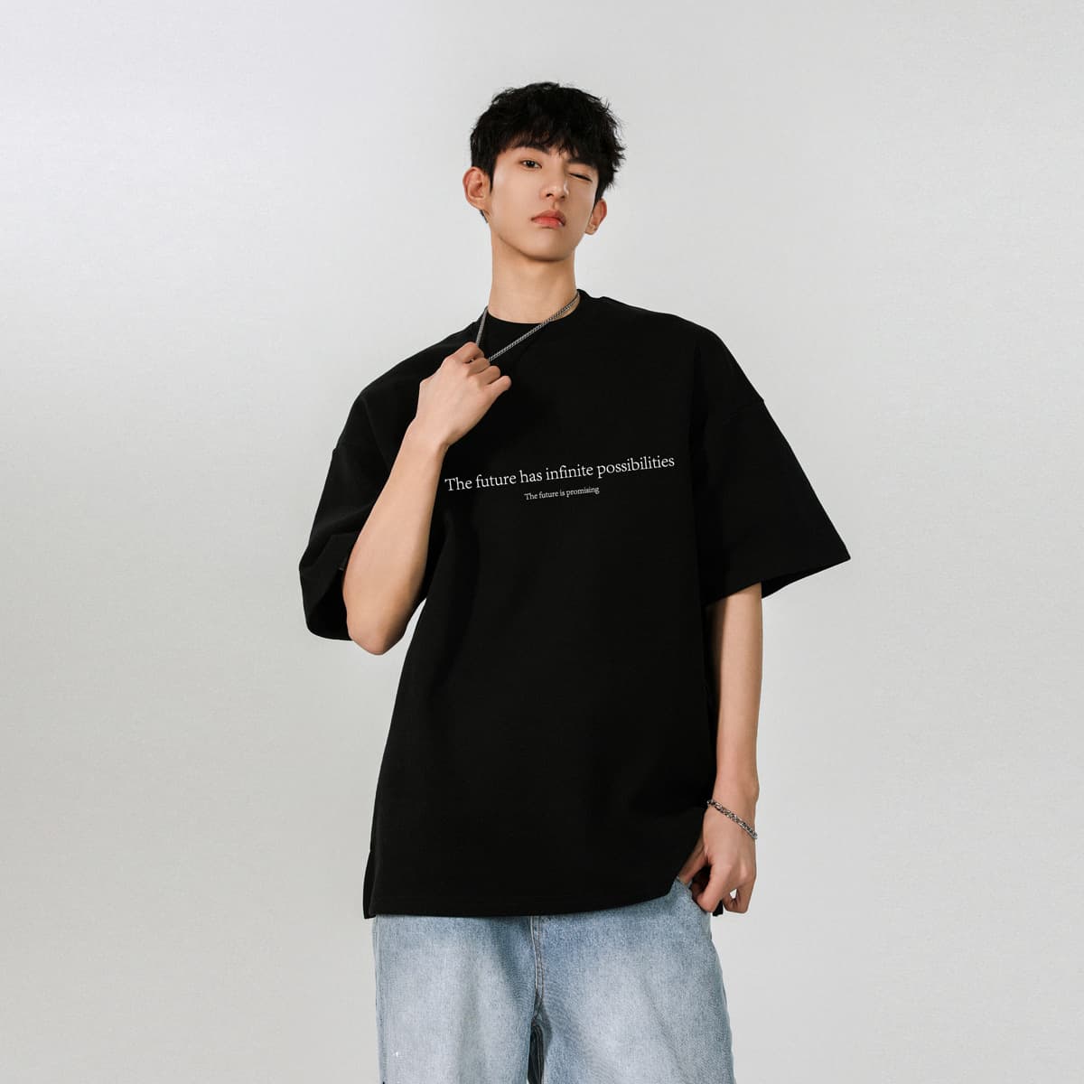 オーバーサイズTシャツ メンズ オーバーサイズ 半袖 プリント柄 男女兼用 ストリート系