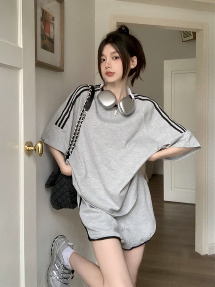 オーバーサイズ ゆるふわルームウェアセットアップ