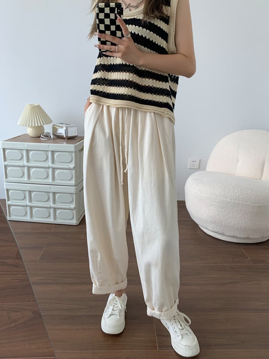 オーバーサイズTシャツ ゆったりシルエット リラックスパンツ