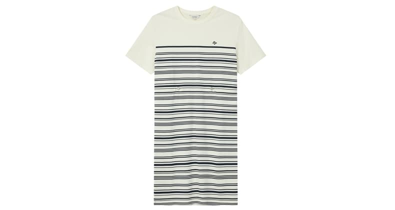 オーバーサイズTシャツ マリンボーダー ゆったりワンピース