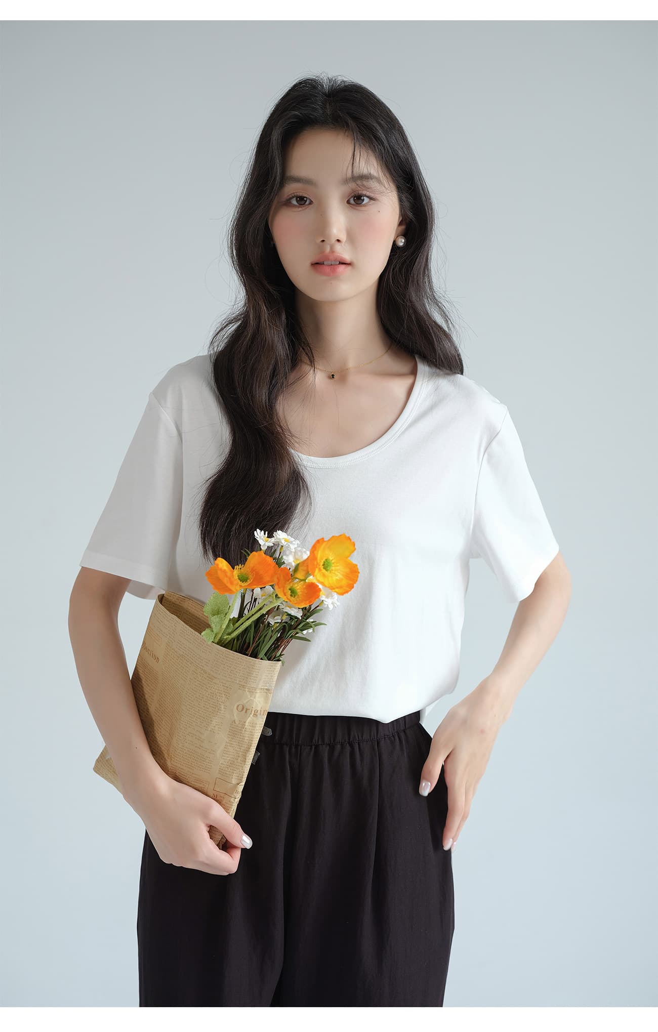 オーバーサイズTシャツ ゆったりシルエット 上質素材Tシャツ