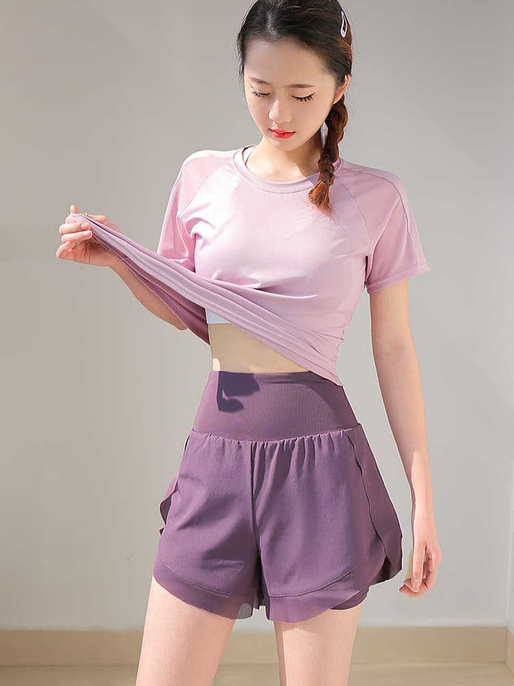 オーバーサイズTシャツ しなやかスポーツセットアップ