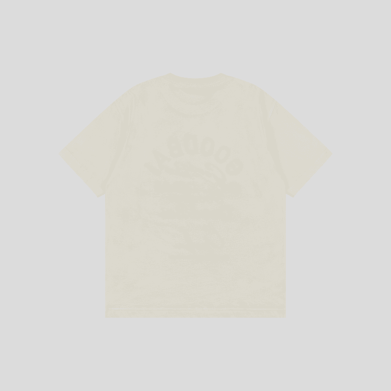 オーバーサイズTシャツ 重ね書きロゴ ゆったり半袖トップス