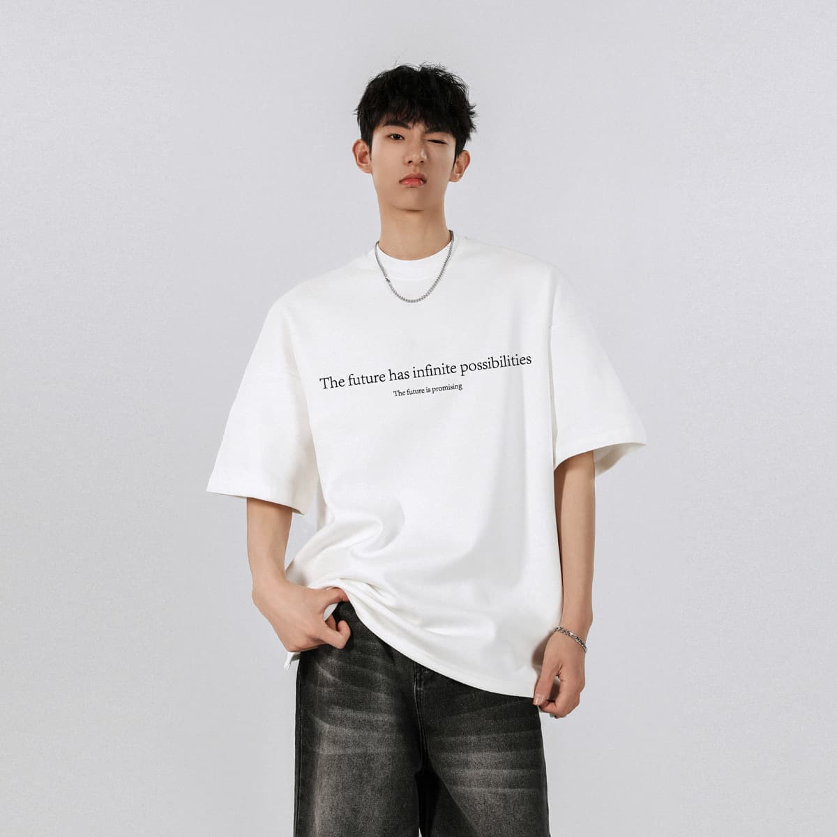 オーバーサイズTシャツ メンズ オーバーサイズ 半袖 プリント柄 男女兼用 ストリート系
