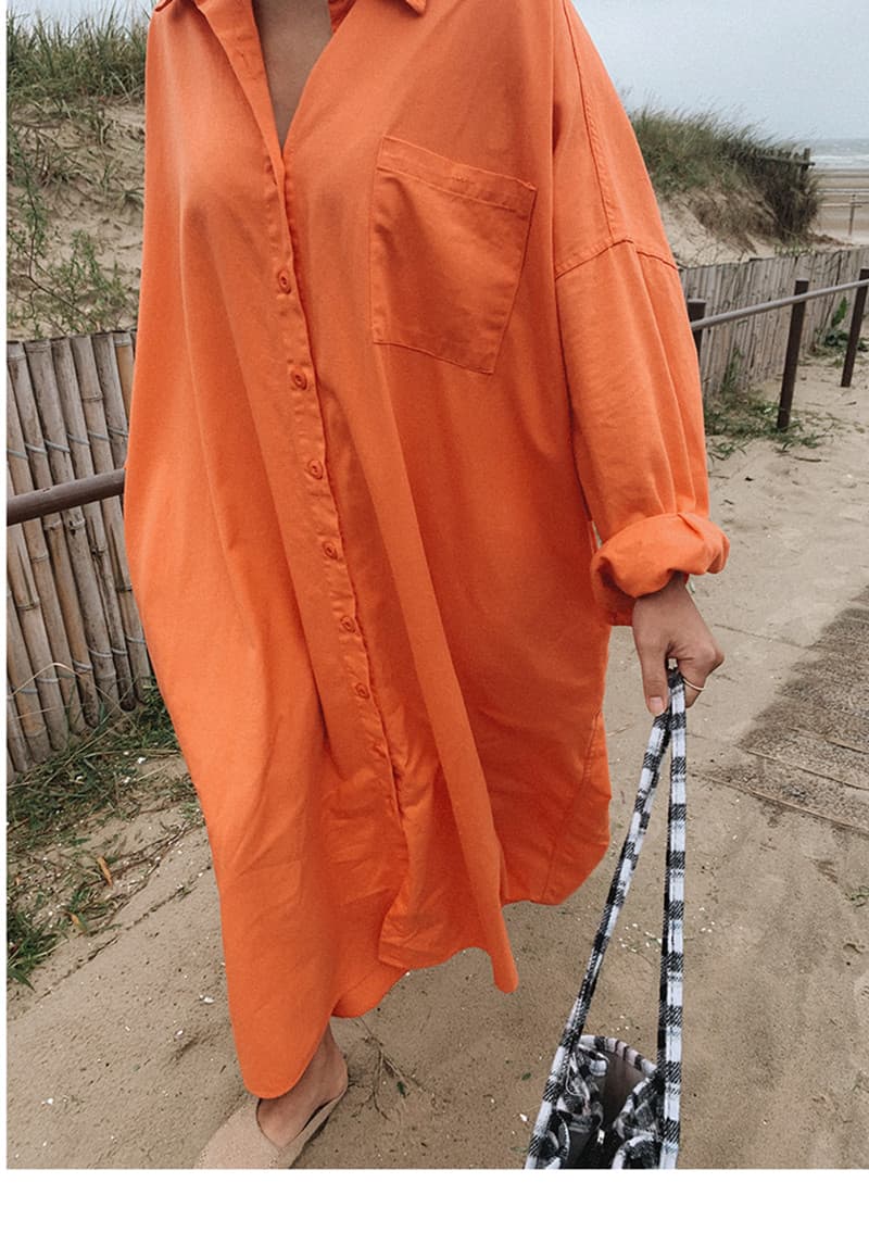 オーバーサイズ リラックスワンピース