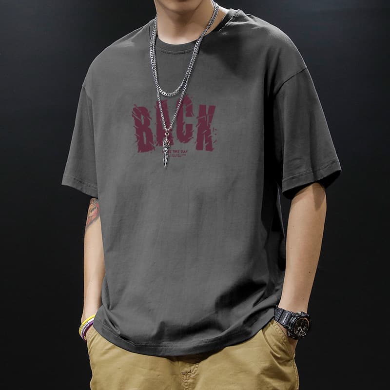 オーバーサイズTシャツ ストリート風グラフィックビッグシルエット