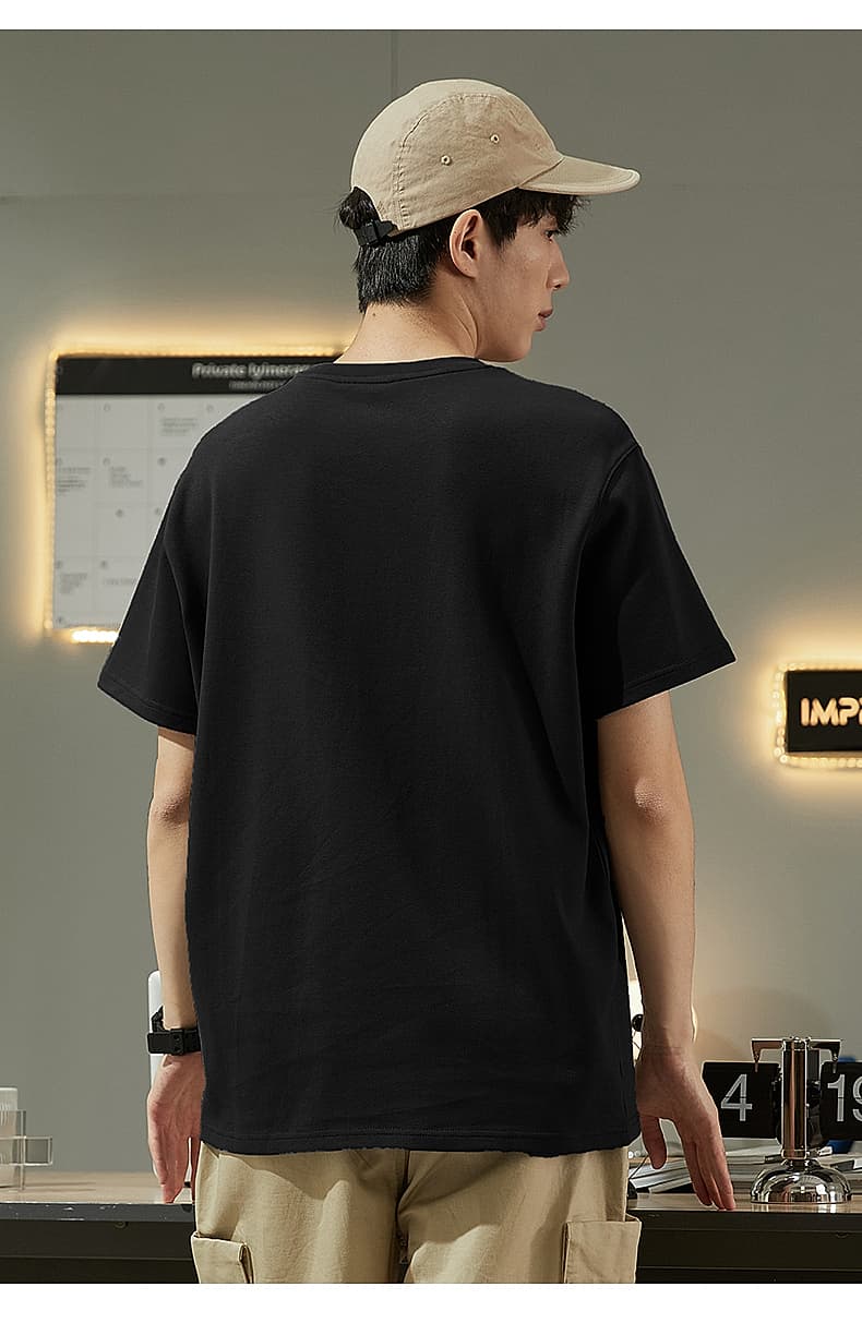 オーバーサイズTシャツ シンプル無地ゆったりシルエット半袖