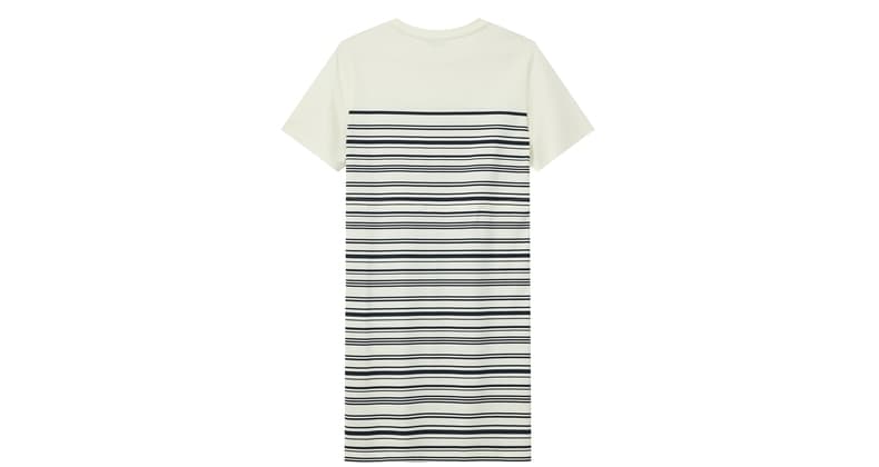オーバーサイズTシャツ マリンボーダー ゆったりワンピース