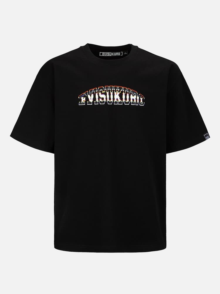 オーバーサイズTシャツ シンプル文字刺繍ゆったりシルエット半袖
