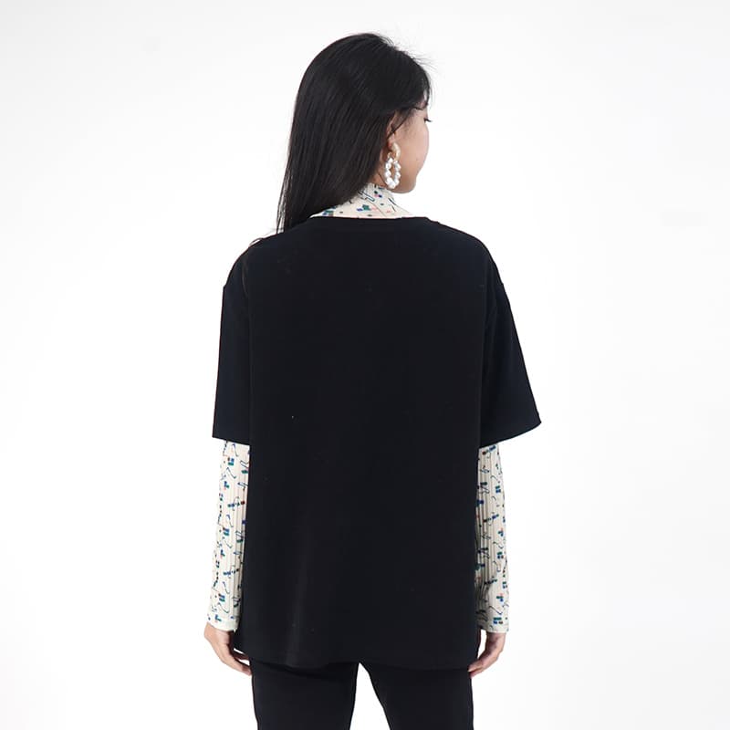 オーバーサイズTシャツ 鳥モチーフ ゆったりカジュアル半袖