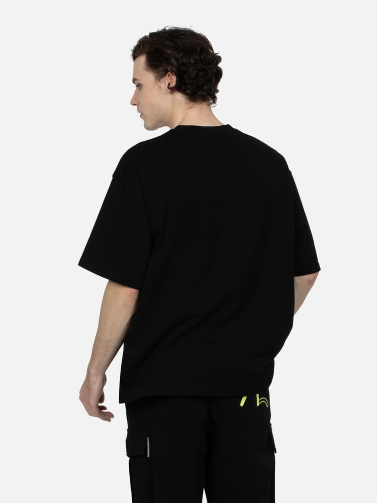 オーバーサイズTシャツ シンプル文字刺繍ゆったりシルエット半袖