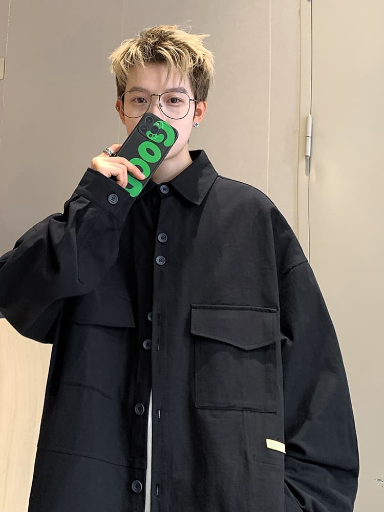 オーバーサイズTシャツ ゆったりシルエット 長袖オーバーシャツ