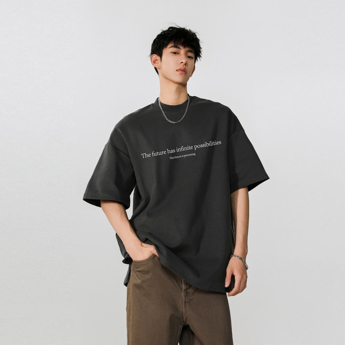 オーバーサイズTシャツ メンズ オーバーサイズ 半袖 プリント柄 男女兼用 ストリート系
