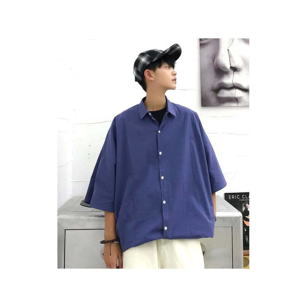 オーバーサイズTシャツ ゆったりシルエット 長袖開襟シャツ