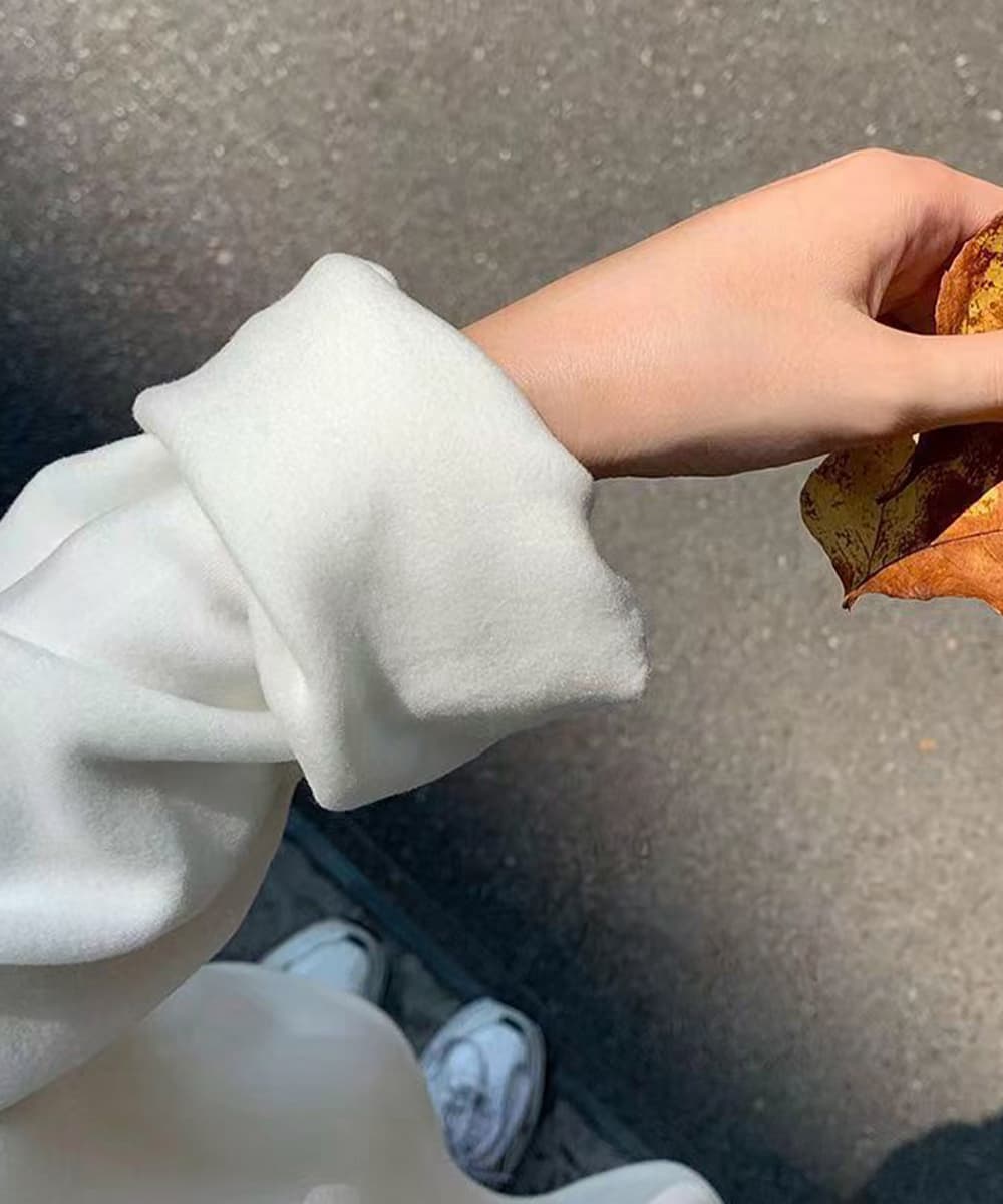 オーバーサイズTシャツ レディース裏起毛オーバーサイズ長袖シャツ